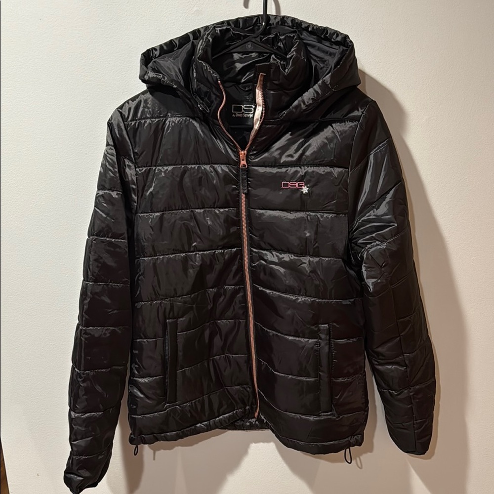 DSG Black Puffer Jacket for women